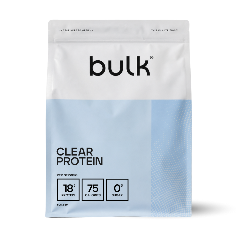 Clear Whey Protein packaging