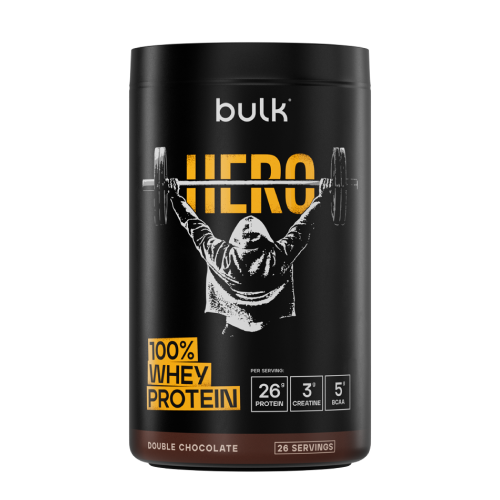 Hero Whey packaging