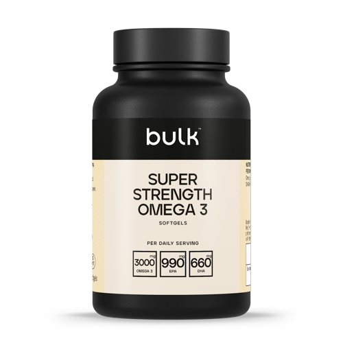 Super Strength Omega 3 Capsules packaging
